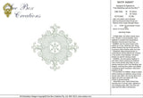 Lace Motif Insert - FSL Embroidery Motif - 11 by Sue Box