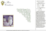 Lace Serviette Corner - FSL Embroidery Motif - 12 by Sue Box