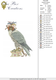 Falcon Embroidery Motif - 15 -  A Romantic Era - by Sue Box
