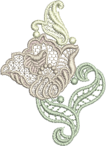 Lace - Antique Lace Embroidery Motif by Sue Box