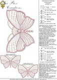 Butterfly Extra Large Embroidery Motif - 04 by Sue Box