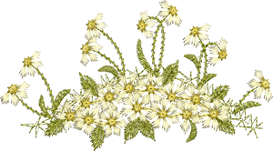 Flower 2 Embroidery Motif - 12 by Sue Box