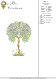 Tree 2 Embroidery Motif - 01 by Sue Box