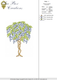 Tree 1 Embroidery Motif - 04 by Sue Box