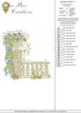 Floral Garden Scene C Embroidery Motif - 05 by Sue Box