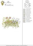 Flower Planter Box Embroidery Motif - 11 by Sue Box