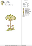 Rose Bush Embroidery Motif - 25 by Sue Box