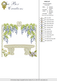 Floral Garden Arbour Embroidery Motif - 28 by Sue Box