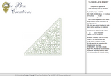 Lace Flower Insert embroidery motif - 08 - Classic Lace - by Sue Box