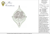 Lace Jewel embroidery Motif 2 - 09 - Classic Lace - by Sue Box