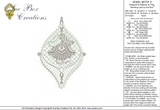 Lace Jewel Embroidery Motif 3 - 10 - Classic Lace - by Sue Box