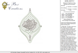 Lace Jewel Embroidery Motif 5 - 12 - Classic Lace - by Sue Box