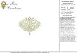 Lace Taj Border Embroidery Motif Small - 17 - Classic Lace - by Sue Box
