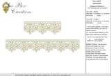 Lace Taj Borders Embroidery Motif - 18 - Classic Lace - by Sue Box