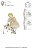 Dressmaker Ella Embroidery Motif - 22 by Sue Box