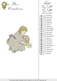 Flower Girl Flo Embroidery Motif - 23 by Sue Box