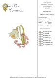 Daffodil Embroidery Motif 3 by Sue Box
