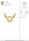 Gold Embroidery Motif by Sue Box