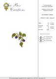 Blackberry Corner Embroidery Motif by Sue Box