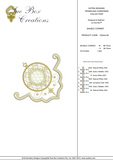 Christmas Decoration Bauble Corner Embroidery Motif by Sue Box