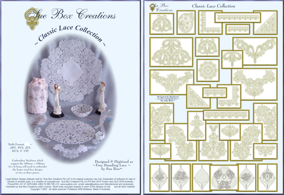 Classic Lace collection by Sue Box - Full Collection Download