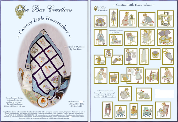 Creative Little Homemakers collection by Sue Box - Full Collection