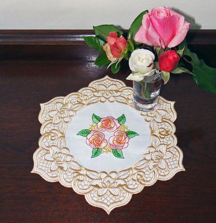 Cutwork Flower 2 Doily Project notes and Designs
