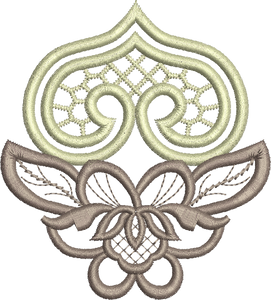 Cutwork Flower 4 Embroidery Motif by Sue Box