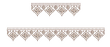 Lace - Old Lace Border Embroidery Motif - 10 by Sue Box