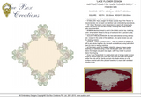 Lace Flower Design FSL Embroidery Motif - 22 by Sue Box
