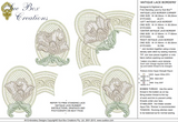 Lace - Antique Lace Borders Set FSL Embroidery Motif - 23 by Sue Box