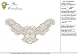 Lace - Old Lace Design FSL Embroidery Motif - 24 by Sue Box