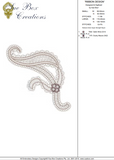 Ribbon Design Embroidery Motif - 09 by Sue Box