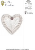 Heart Embroidery Motif - 11 by Sue Box