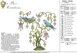 Blue Bird Bowery Embroidery Motif - 24 by Sue Box