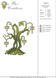 Tree Trunk 5 Embroidery Motif - 29 by Sue Box