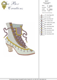 Boot Embroidery Motif - 25 by Sue Box