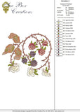 Bramble and Berries Embroidery Motif 1 - 04 by Sue Box