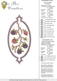 Blackberry Oval 2 and Bonus Oval Embroidery Motif - 06 by Sue Box