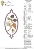 Blackberry Oval 3 and Bonus Oval Embroidery Motif - 07 by Sue Box