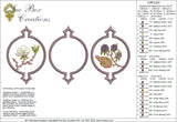 Blackberry Circles Design Set Embroidery Motif - 13 by Sue Box