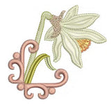 Daffodil Flower Embroidery Motif - 24 by Sue Box