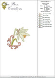 Daffodil Flower Embroidery Motif - 24 by Sue Box