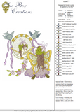 Fairy Vanity Embroidery Motif - 12 by Sue Box