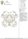 Flowers Design Embroidery Motif - 07 by Sue Box