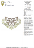 Cutwork Flower 2 Doily Project notes and Designs