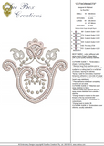 Cutwork Embroidery Motif - 19  by Sue Box