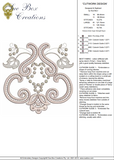 Cutwork Design Embroidery Motif - 20 by Sue Box
