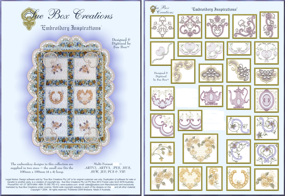 Embroidery Inspirations collection by Sue Box