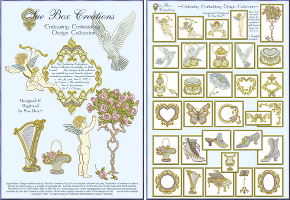 Endearing Embroidery Collection by Sue Box - Full Collection